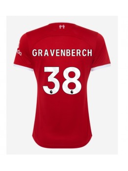 Billige Liverpool Ryan Gravenberch #38 Hjemmedrakt Dame 2023-24 Kortermet